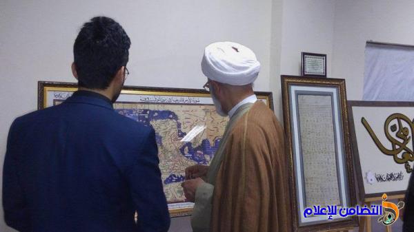 رئيس جمعية التضامن الإسلامي:: يحضر المعرض السنوي الأول للمخطوطات والوثائق العراقية‎(مصور)