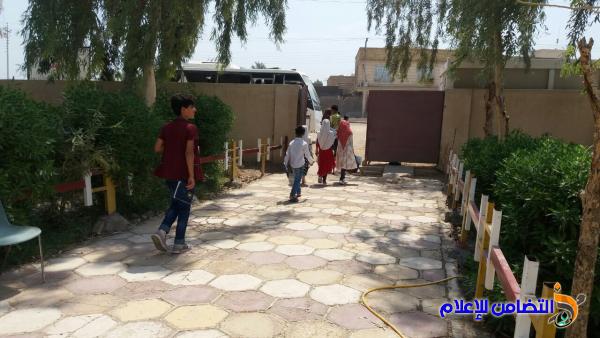 بالصور: وفد من مكتب مبرات التضامن يزور المبرة الثالثة في الجبايش لمتابعة برنامجها الصيفي‎