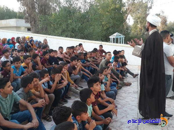 مدارس الإمام الصادق الصيفية تنظم وقفة تضامنية مع ضحايا الحادث الإرهابي في الناصرية -مصور-‎