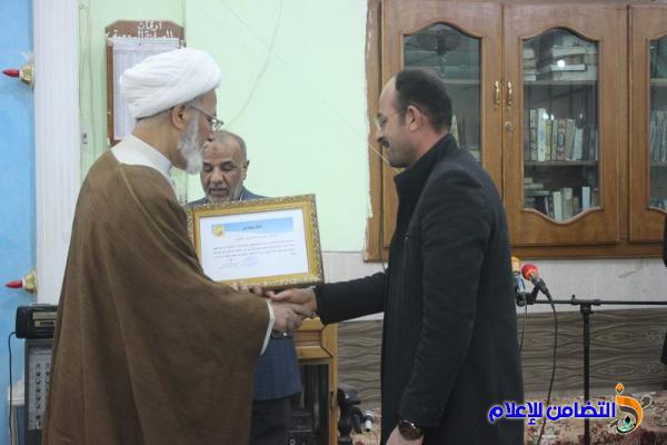 المشرف العام لجمعية التضامن الاسلامي :: يكرم مجموعة الأمـل الطوعية للعمل الخيري (مصور)