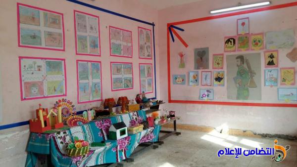 مدرسة التضامن السابعة لرعاية الأيتام في الرفاعي:: تحصد المركز الثاني في المعرض السنوي للفنون التشكيلية‎
