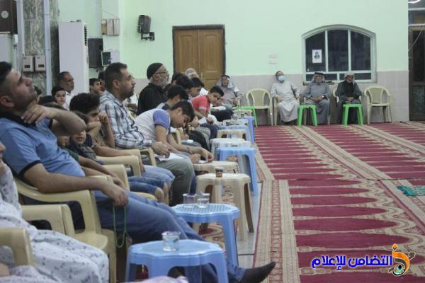 تقرير مصور –صوتي  حول إحياء الليلة الرابعة والعشرين من شهر رمضان بجامع الشيخ عباس الكبير في الناصرية 
