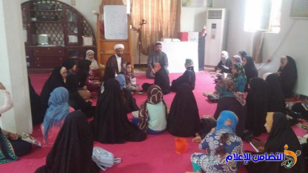 منطقة المهيدية في الناصرية تحتضن دورة صيفية للفتيات لمدارس الإمام الصادق - مصور-‎