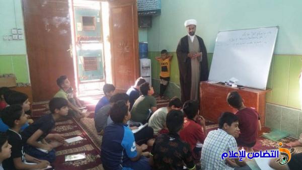 اللجنة المشرفة على مدارس الإمام الصادق تجري الاختبار التقييمي لعدد من دوراتها الصيفية‎