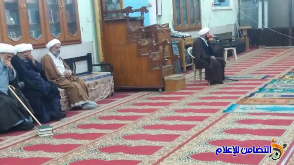 بالصور: مدرسة العلوم الدينية في الناصرية تقيم مجلس عزاء بذكرى وفاة أم البنين -عليها السلام-‎