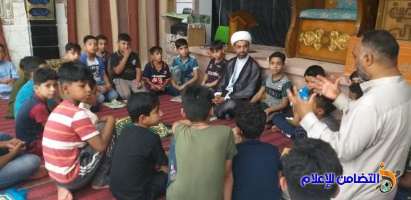 اللجنة المشرفة على مدارس الإمام الصادق الصيفية تتابع دوراتها في قضاء سوق الشيوخ‎