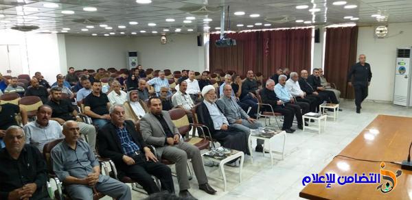 الشيخ محمد مهدي الناصري يشارك في الحفل التأبيني الحسيني لنقابة المعلمين‎