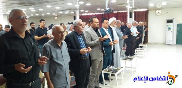 الشيخ محمد مهدي الناصري يشارك في الحفل التأبيني الحسيني لنقابة المعلمين‎
