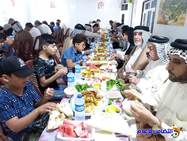 مكتب مبرات التضامن للأيتام يقيم أمسيــة رمضانية بمبرة التضامن الثالثة في قضاء الجبايش 