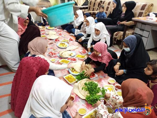 مكتب مبرات التضامن للأيتام يقيم أمسيــة رمضانية بمبرة التضامن الثالثة في قضاء الجبايش 