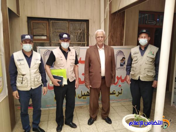وفد من شعبة الشرطة المجمتعية يزور مكتب مبرات التضامن للأيتام في الناصرية 