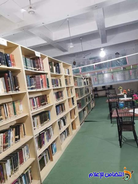 مكتبة الإمام الباقر العامة في الناصرية تفتح أبوابها امام الطلبة والباحثين مجانًا‎