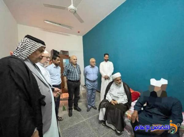 بالصور: وفد من جمعية التضامن الاسلامي يشارك المسنين فرحة عيد الفطر المبارك