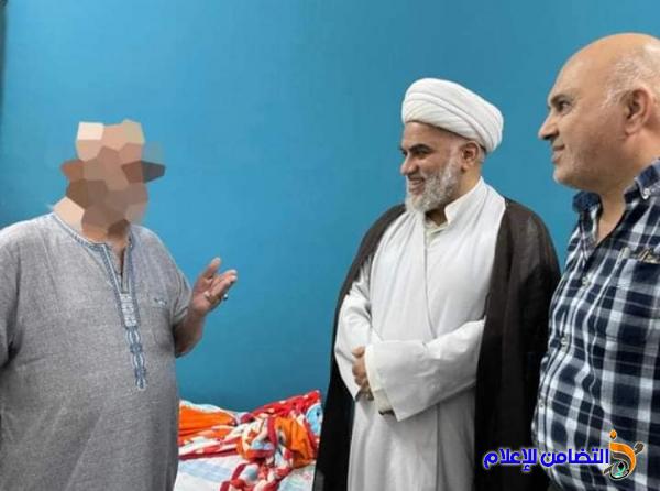 بالصور: وفد من جمعية التضامن الاسلامي يشارك المسنين فرحة عيد الفطر المبارك