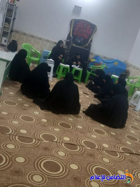الحسينية الزينبية في الناصرية تقيم مجلس عزاء بذكرى استشهاد الإمام الصادق (عليه السلام)
