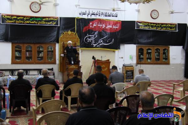 بالصور: مجلس الليلة الأولى من محرم الحرام في مسجد الشيخ عباس الكبير بالناصرية