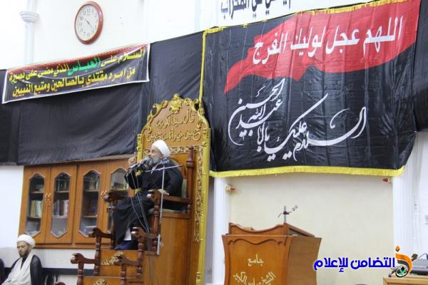 بالصور: مجلس الليلة الثالثة من محرم الحرام في مسجد الشيخ عباس الكبير بالناصرية