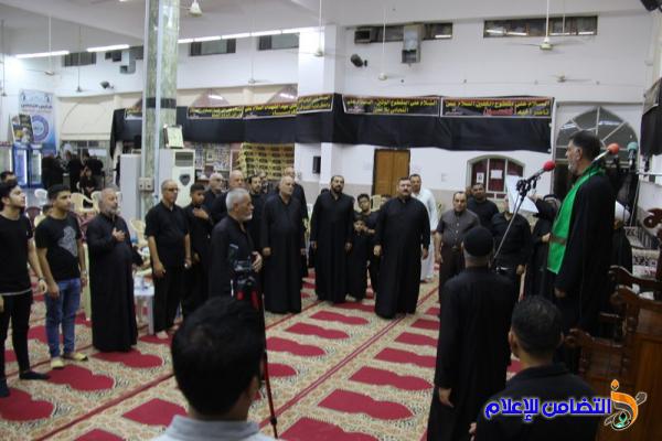 بالصور: مجلس الليلة الثالثة من محرم الحرام في مسجد الشيخ عباس الكبير بالناصرية