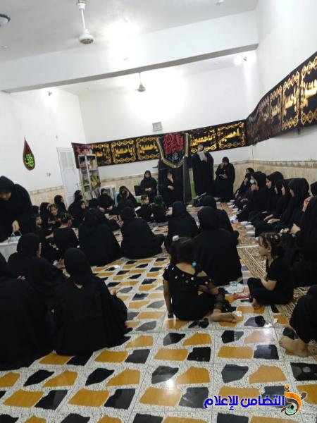 تواصل مجالس العزاء العاشورائية في الحسينية الزينبية النسوية بالناصرية