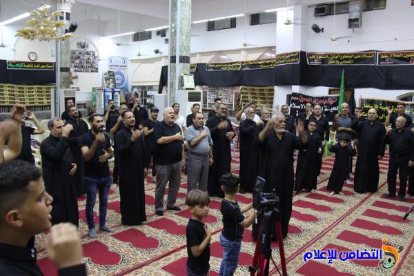 بالصور: إحياء ذكرى ليلة الخامس من المحرم في مسجد الشيخ عباس الكبير وسط الناصرية