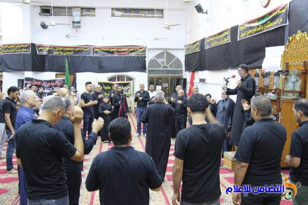 بالصور: إحياء ليلة الثامن من المحرم في مسجد الشيخ عباس الكبير وسط الناصرية