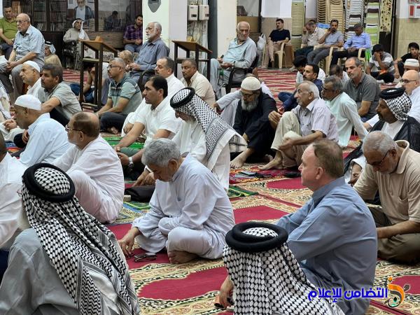 الناصرية:  إقامة صلاة الجمعة في جامع الشيخ عباس الكبير 