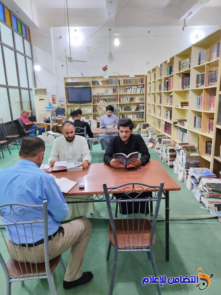 مكتبة الإمام الباقر العامة في الناصرية صرح الماضي والحاضر تفتح أبوابها للباحثين والطلبة 