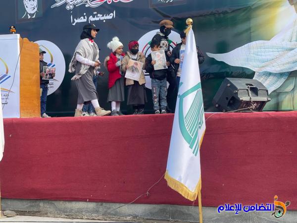 مشاركة مجموعة من تلاميذ مدرسة التضامن الأولى للأيتام في حفل لاستذكار قادة النصر