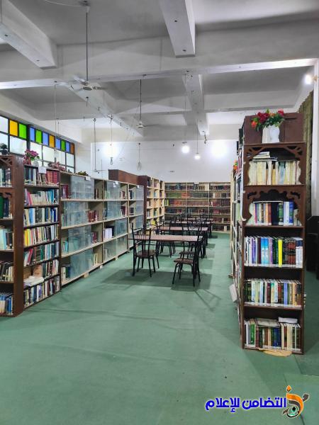 مكتبة الإمام الباقر العامة في الناصرية تفتح أبوابها للمطالعين والمستفيدين طيلة ليالي شهر رمضان