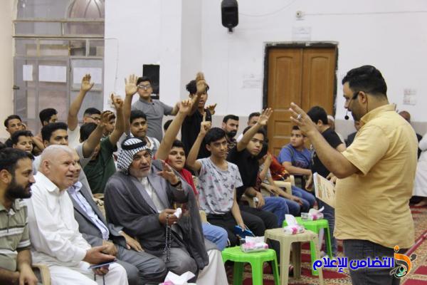 بالصور: اليوم الخامس من البرنامج الرمضاني في جامع الشيخ عباس الكبير