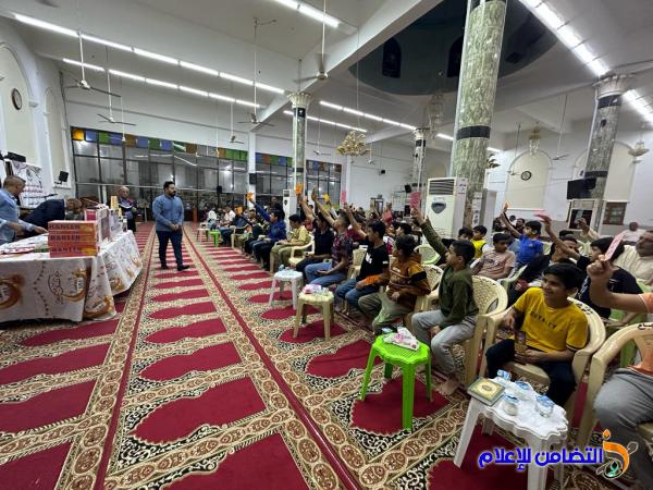 بالصور.. إحياء يوم التاسع من شهر رمضان المبارك في جامع الشيخ عباس الكبير 