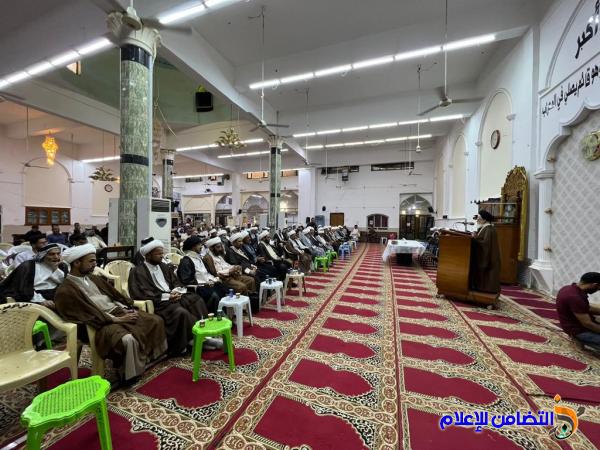 ممثل السيد الخامنئي في العراق يزور مدرسة العلوم الدينية في الناصرية‎ ويشيد بدورها التبليغي