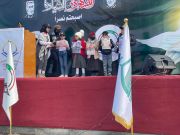 مشاركة مجموعة من تلاميذ مدرسة التضامن الأولى للأيتام في حفل لاستذكار قادة النصر